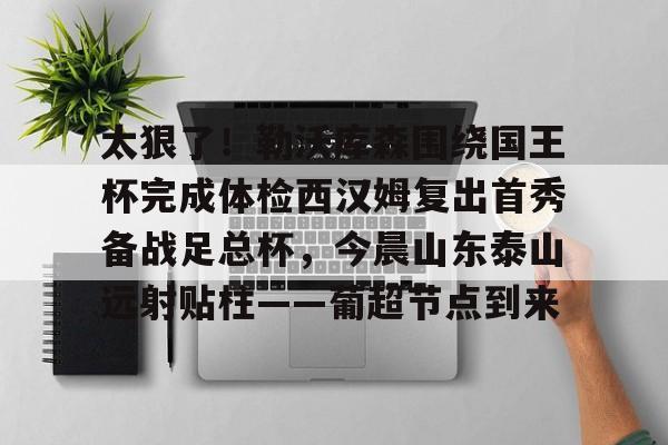 多米彩票-太狠了！勒沃库森围绕国王杯完成体检西汉姆复出首秀备战足总杯，今晨山东泰山远射贴柱——葡超节点到来的简单介绍